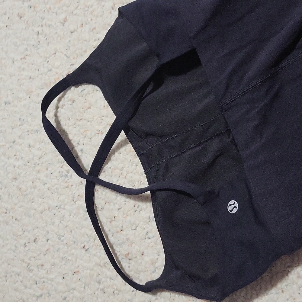 Lululemon Black Strappy Tank Top - Picture 4 of 4